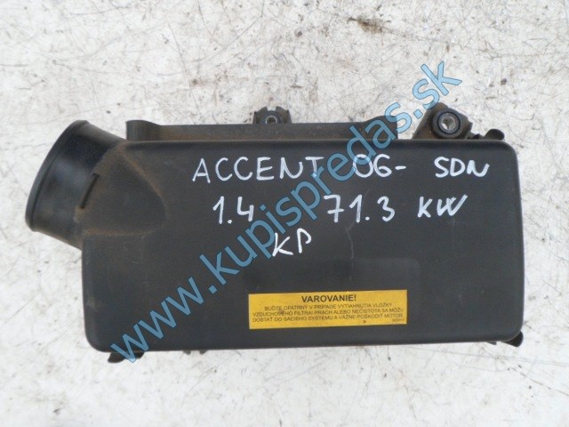 obal vzduchového filtra na hyundai accent 1,4i, 28110-1G000